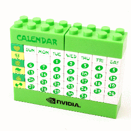 Nvidia-積木月曆