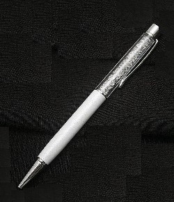 施華洛世奇元素水晶筆(白)