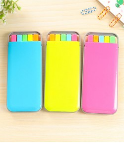 五色螢光筆套奘組