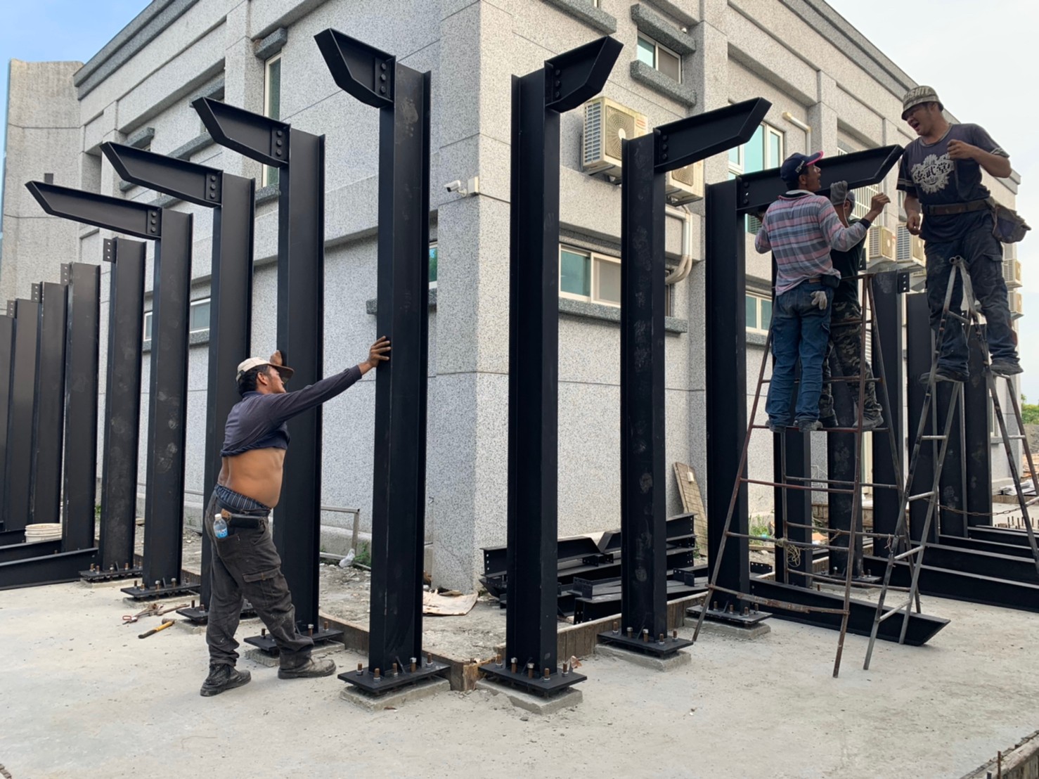 玻璃鋼構採光罩