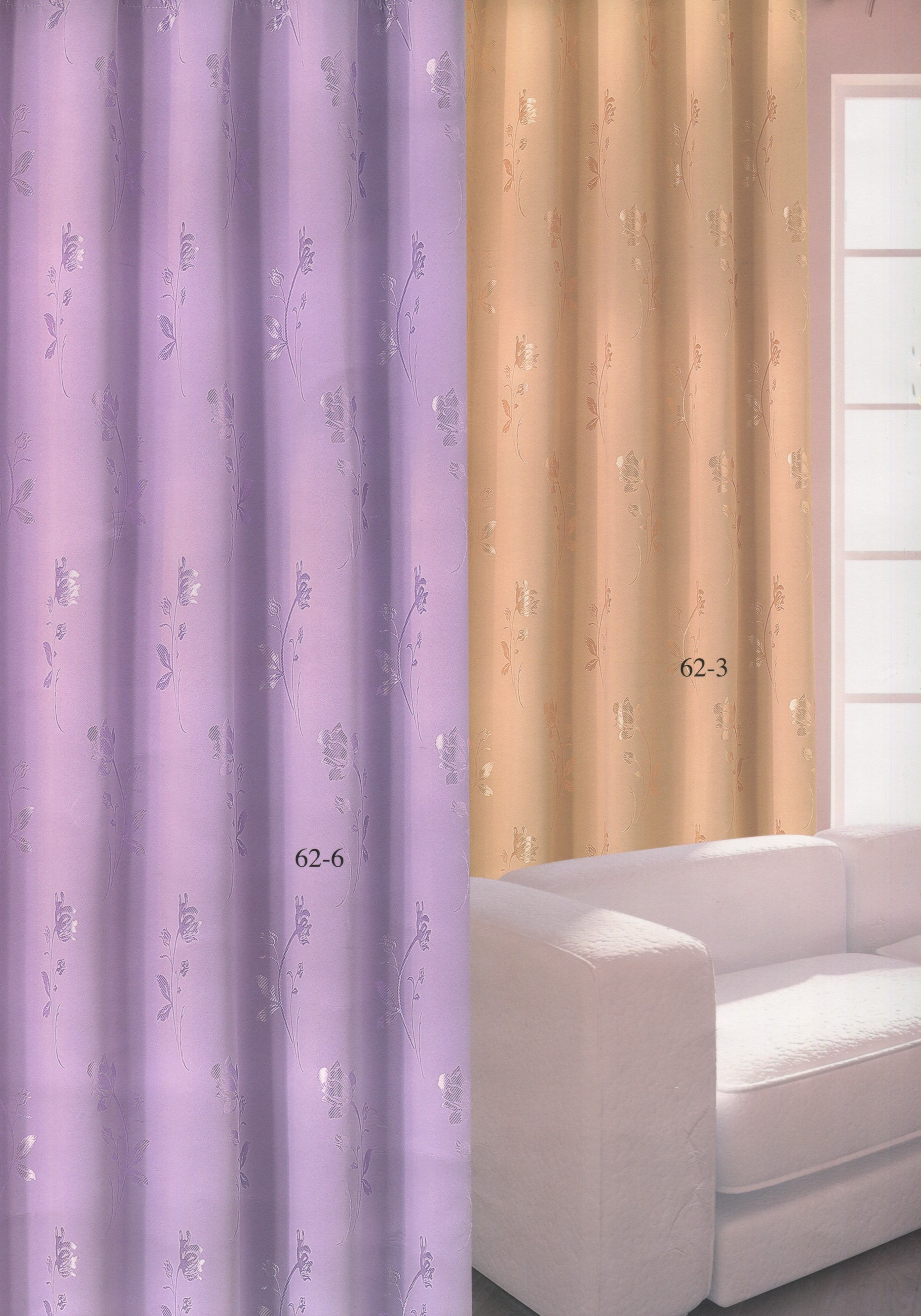 62-6緹花三明治窗簾