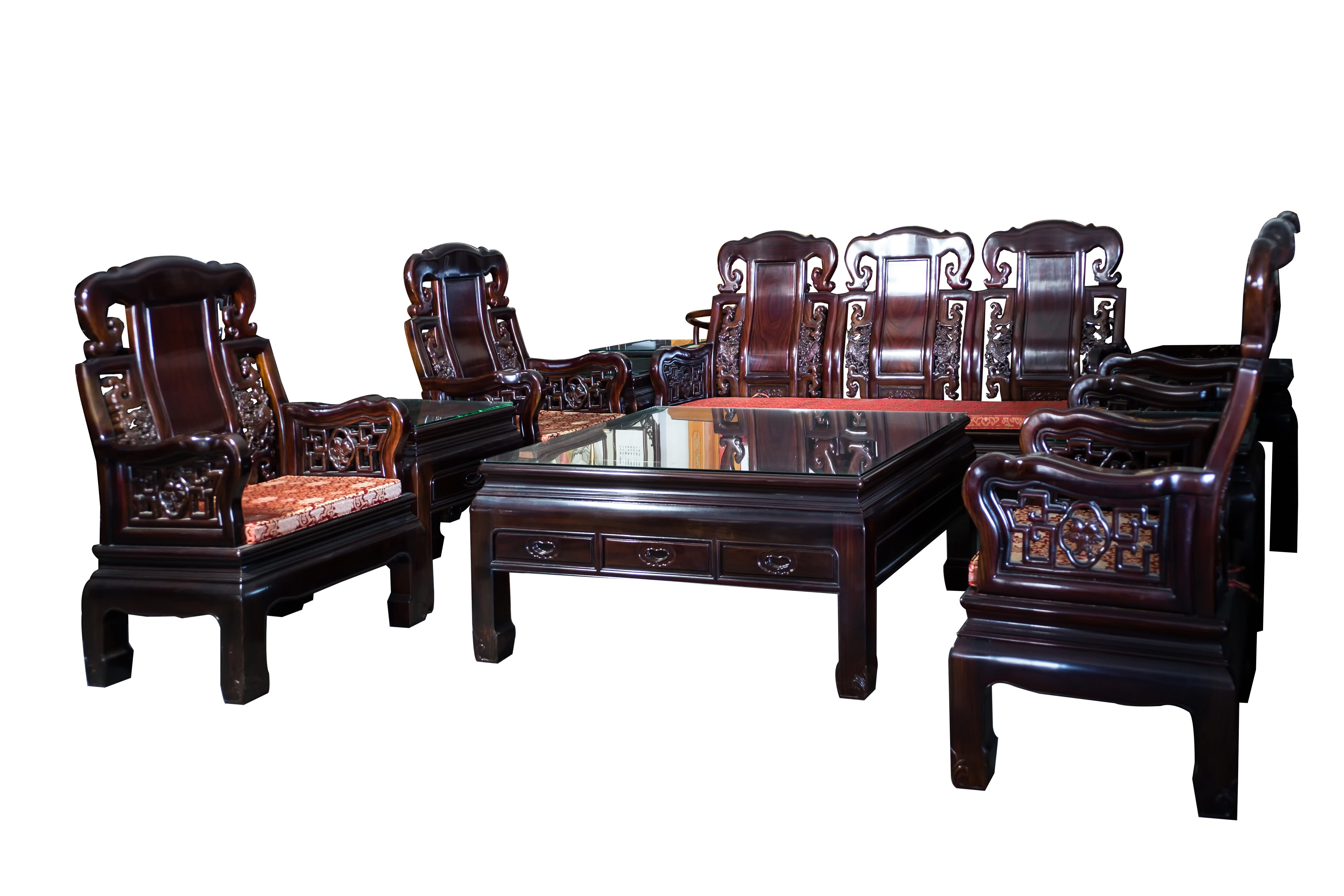 黑紫檀大如意10件組