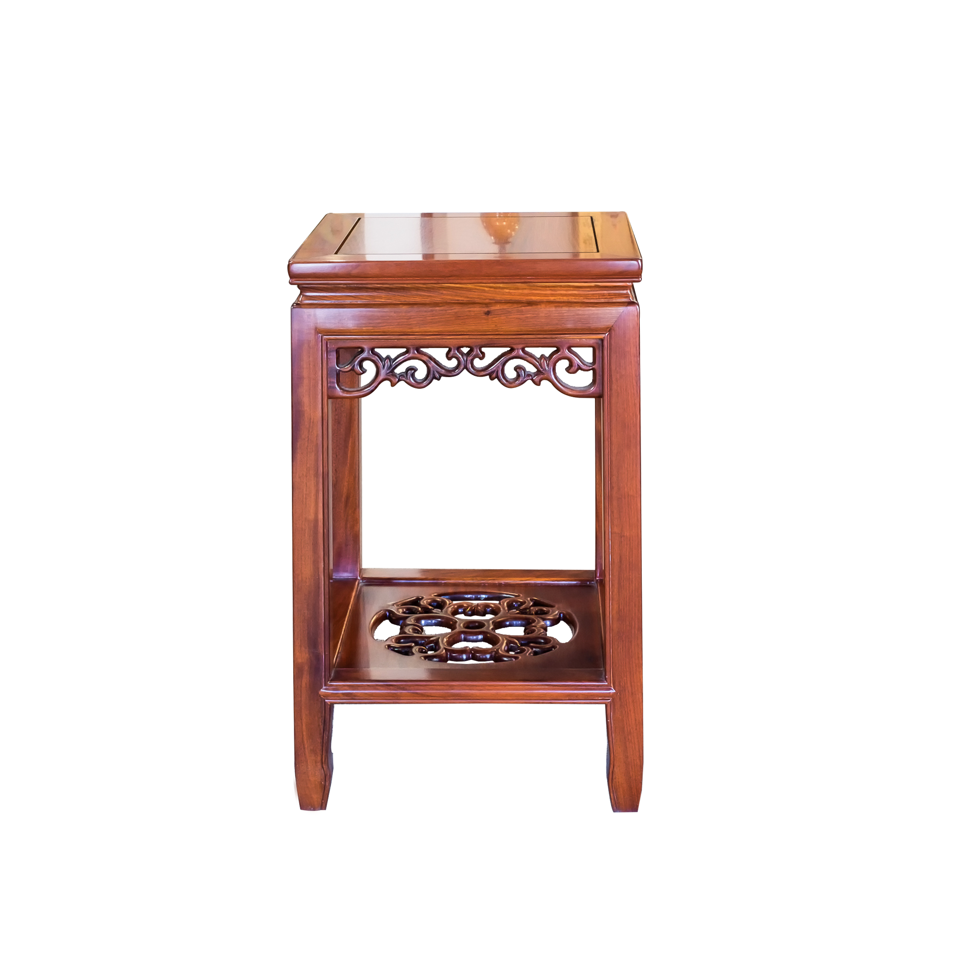 花梨木三角休閒椅組之茶几