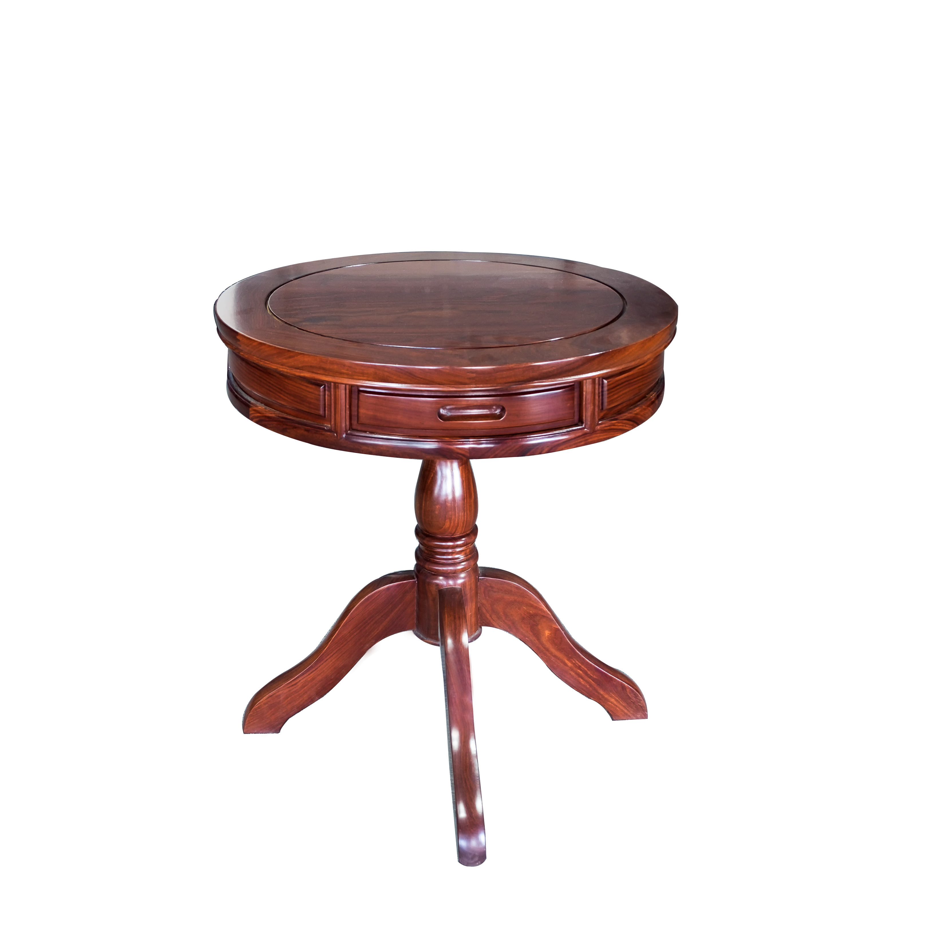 紫檀三角椅組之茶几