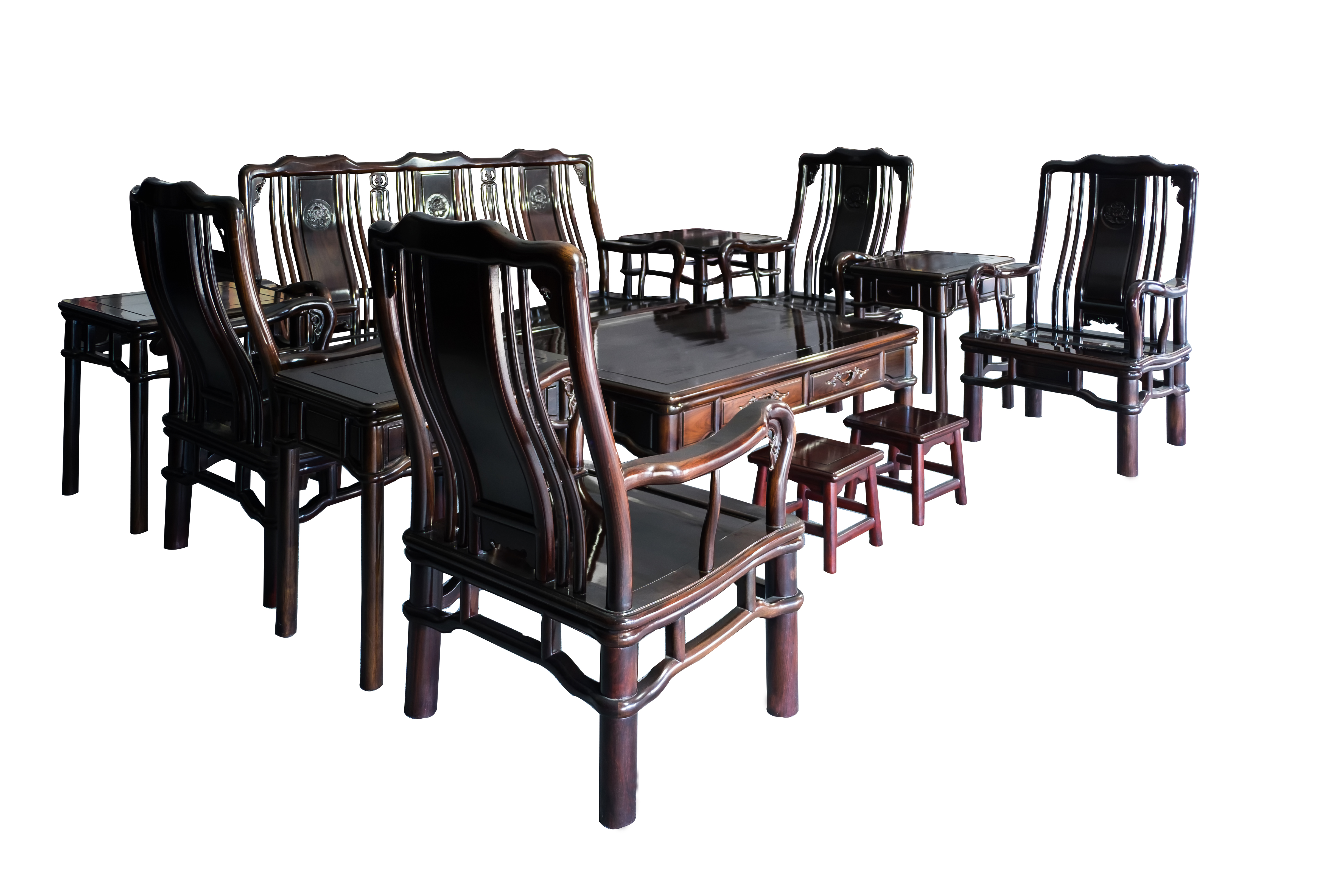 黑紫檀明式10件組