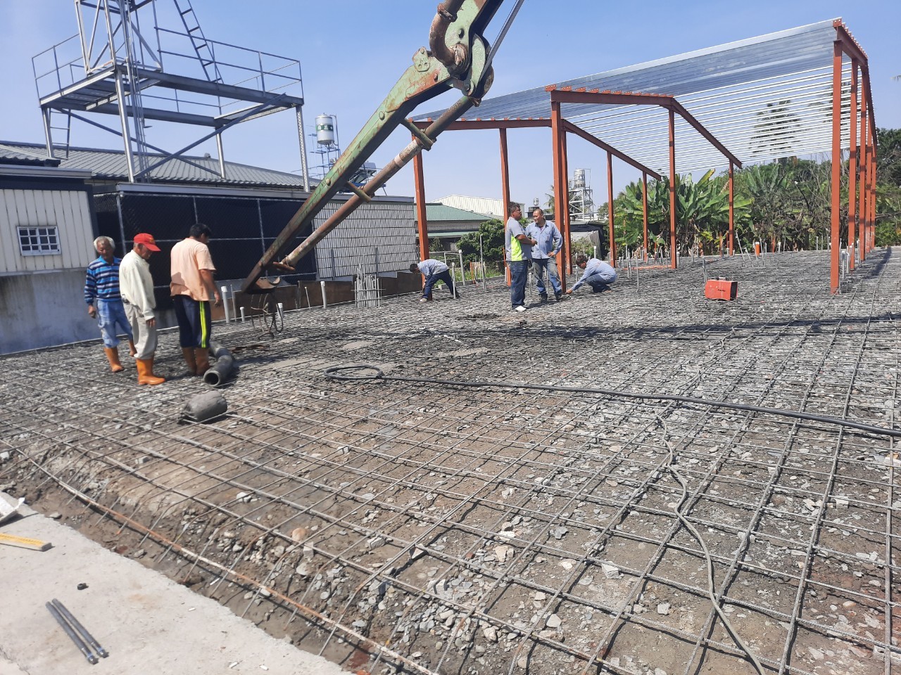 屏東佳墩農舍興建-地坪扎筋