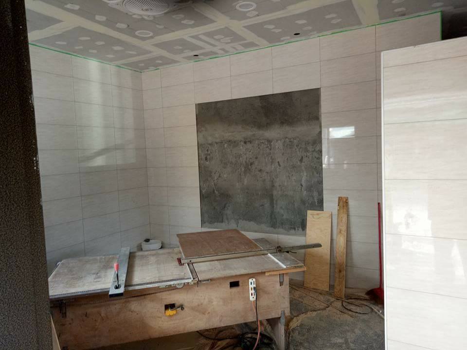 屏東佳墩農舍設計興建-電視牆設計