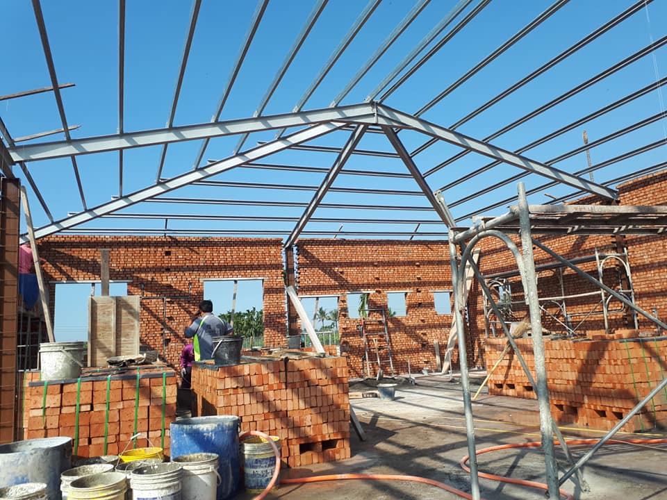 屏東佳墩鋼構屋-鋼骨結構