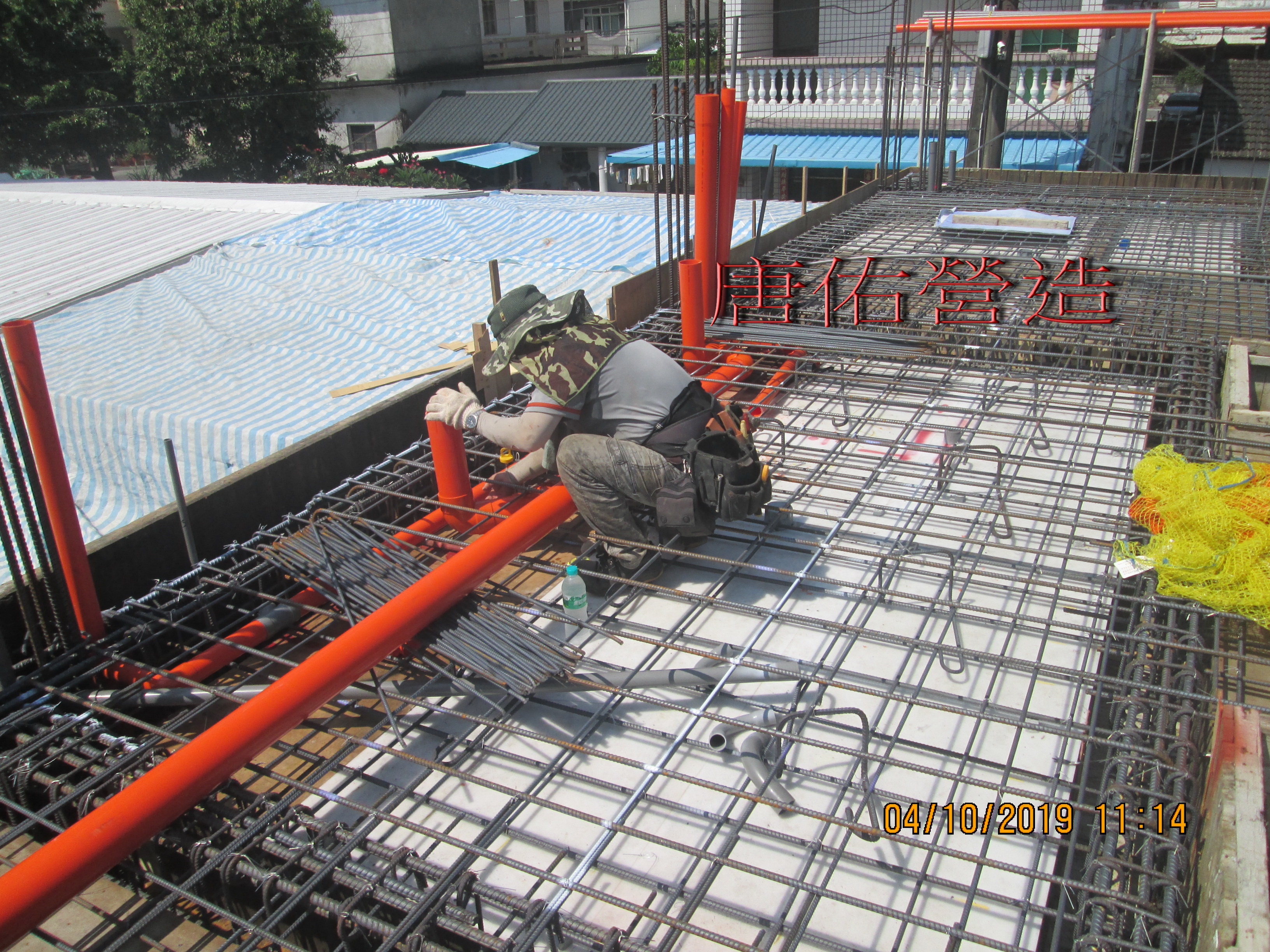 1樓頂版水電配管