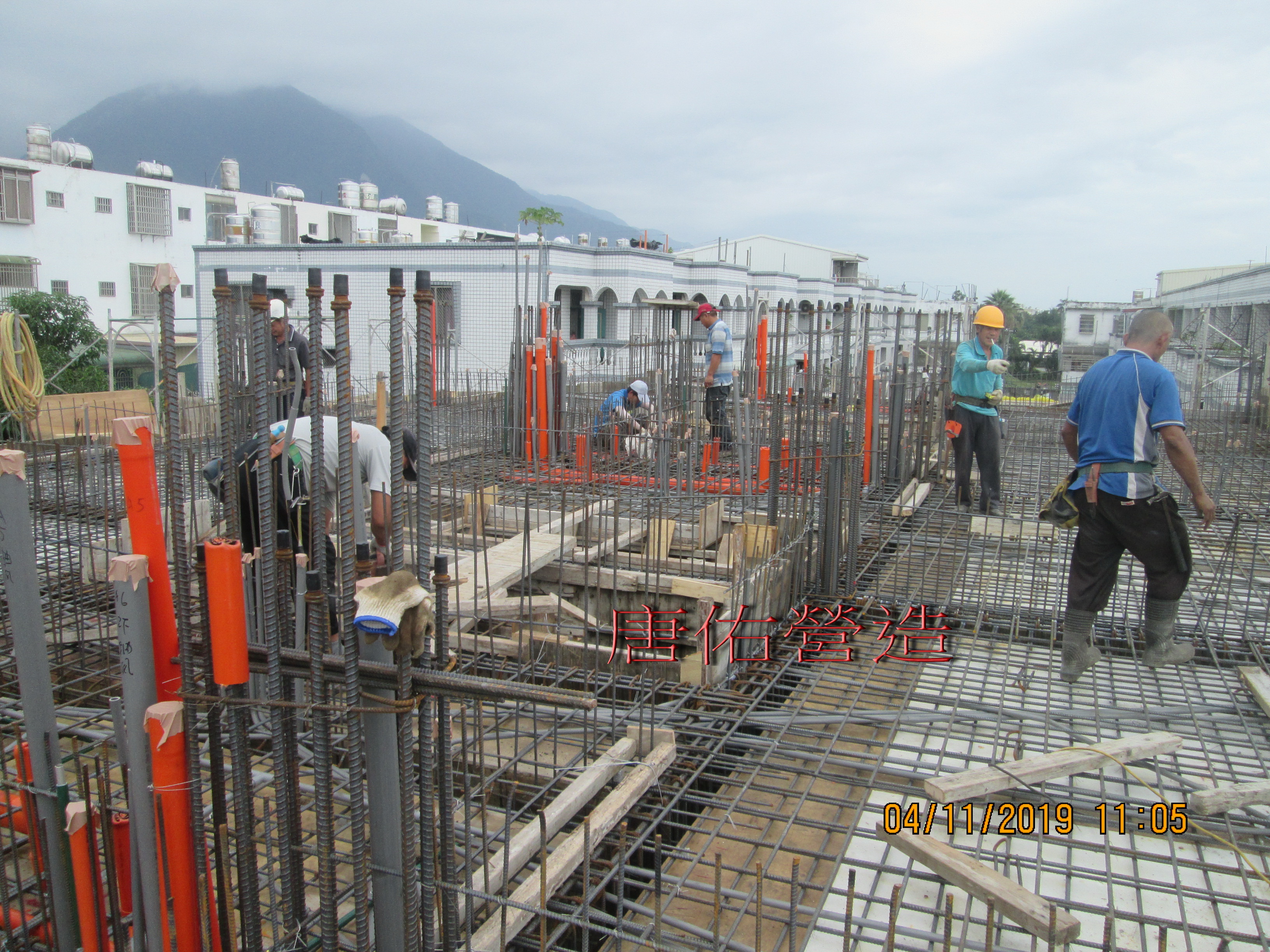 2樓頂版鋼筋綁紮