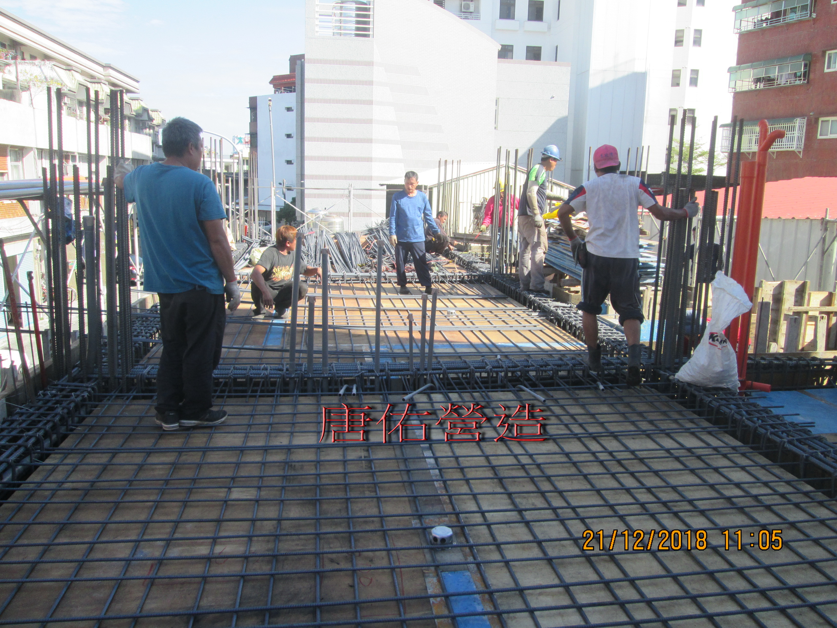 1樓頂鋼筋綁紮