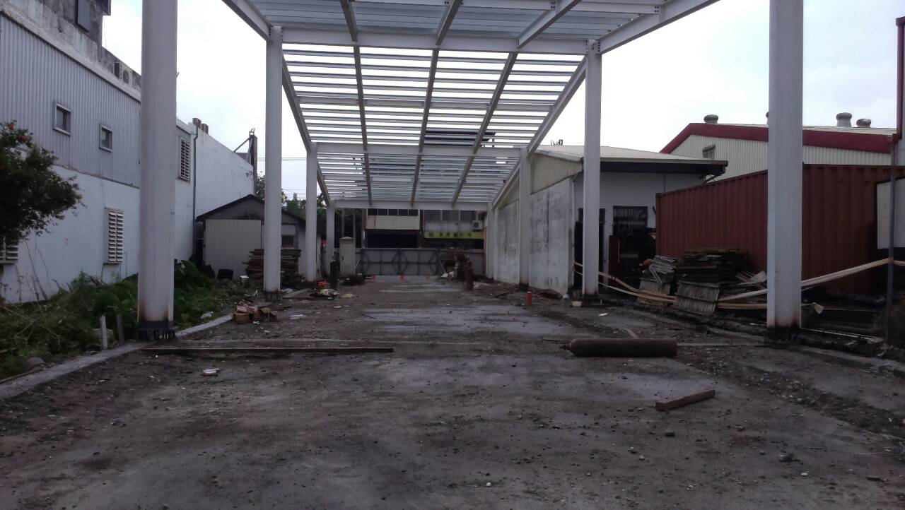 鋼結構組裝完成