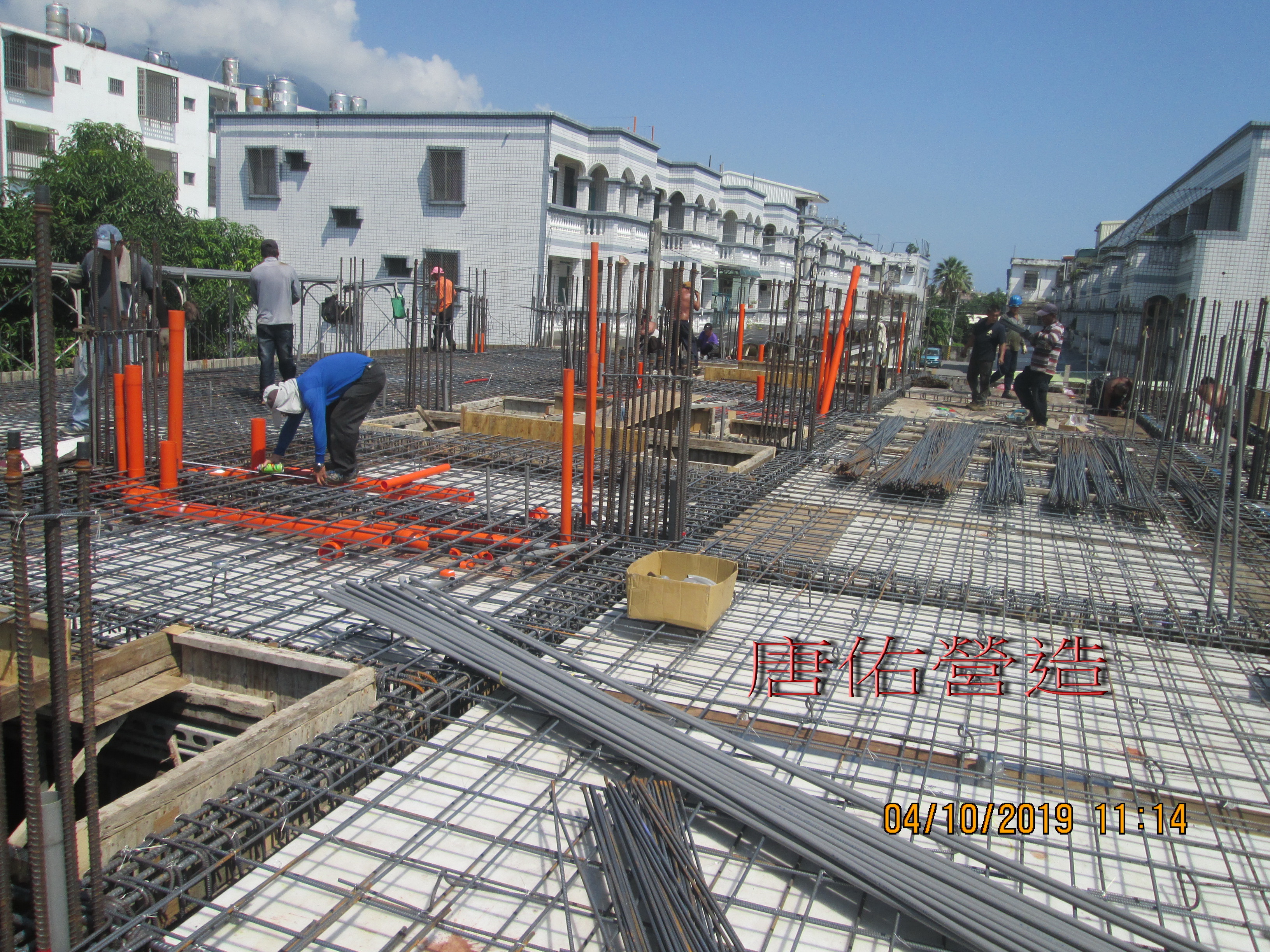 1樓頂版鋼筋綁紮