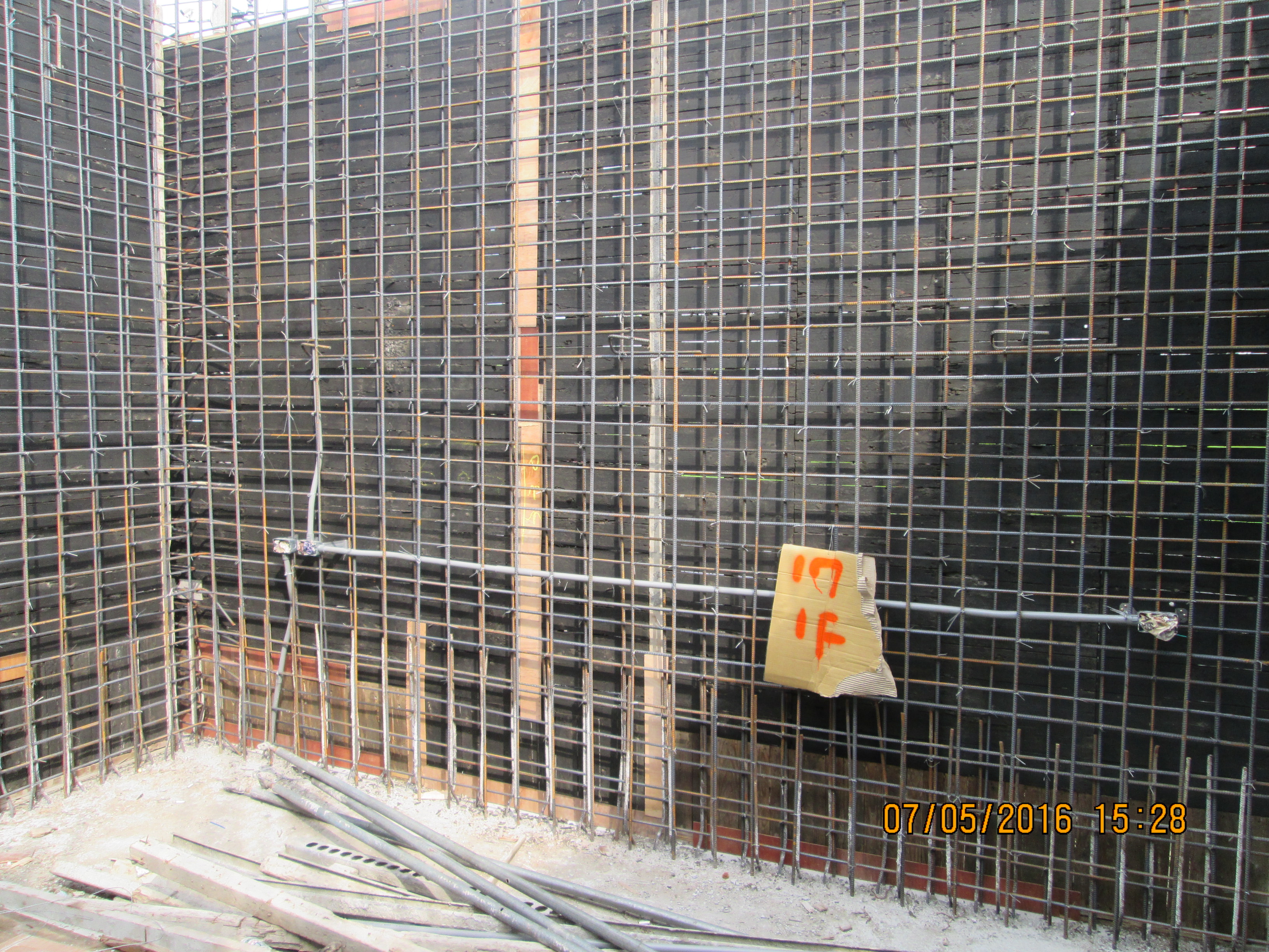 一樓結構鋼筋綁紮