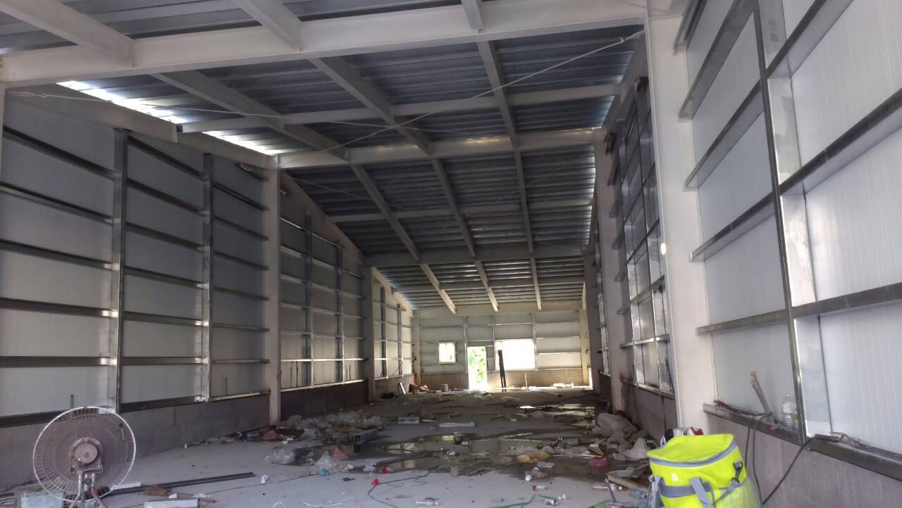 鋼結構封板完成