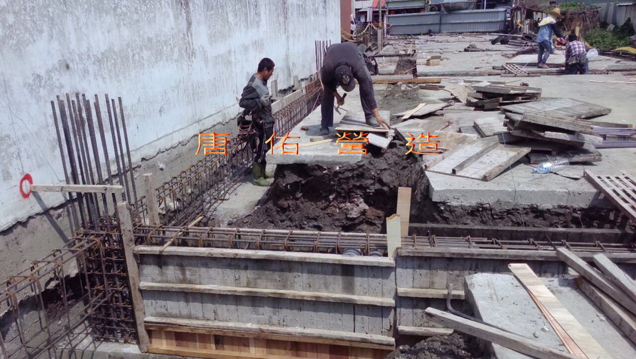 地樑鋼筋綁紮工程