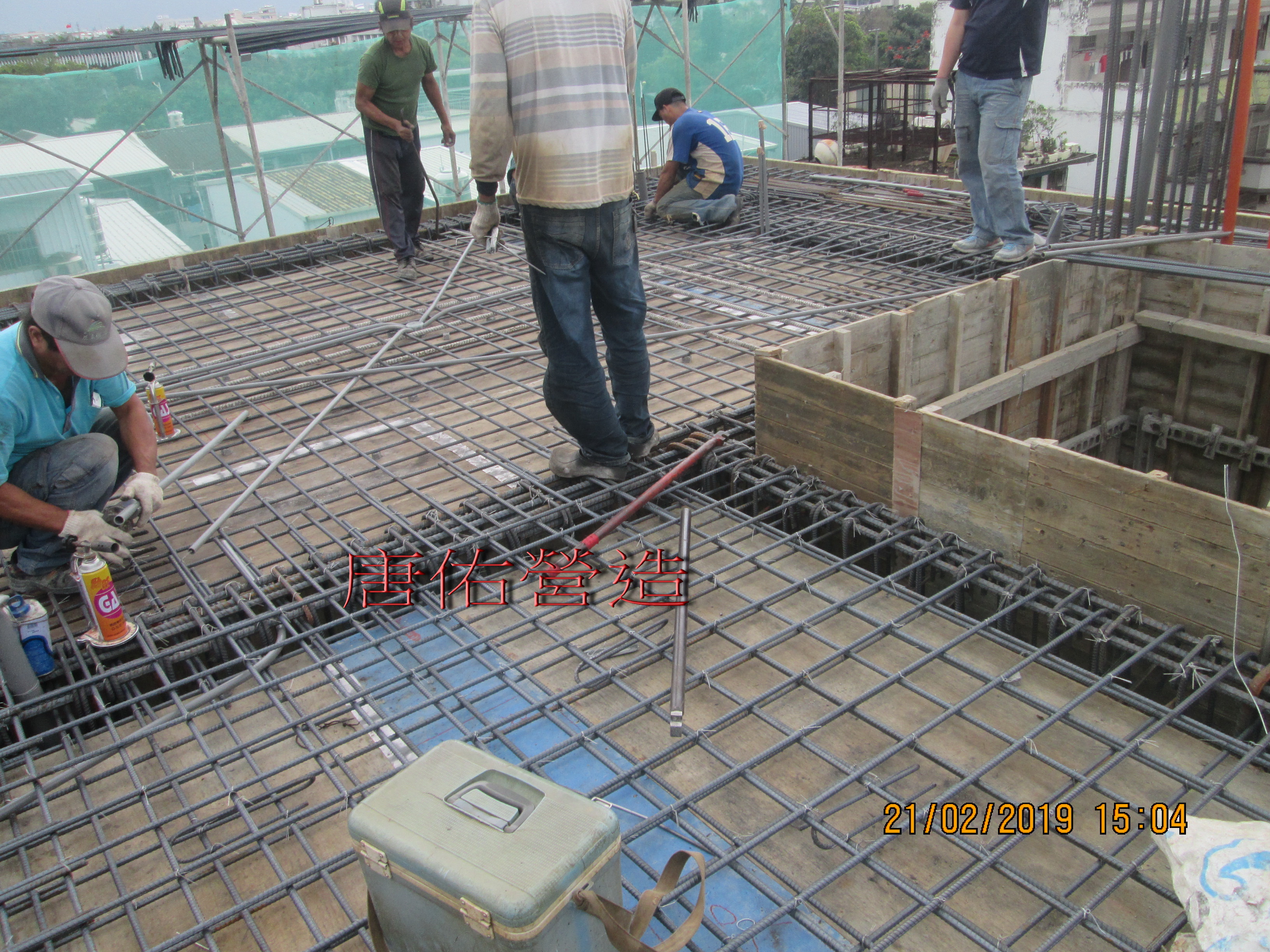 4樓頂版水電配管