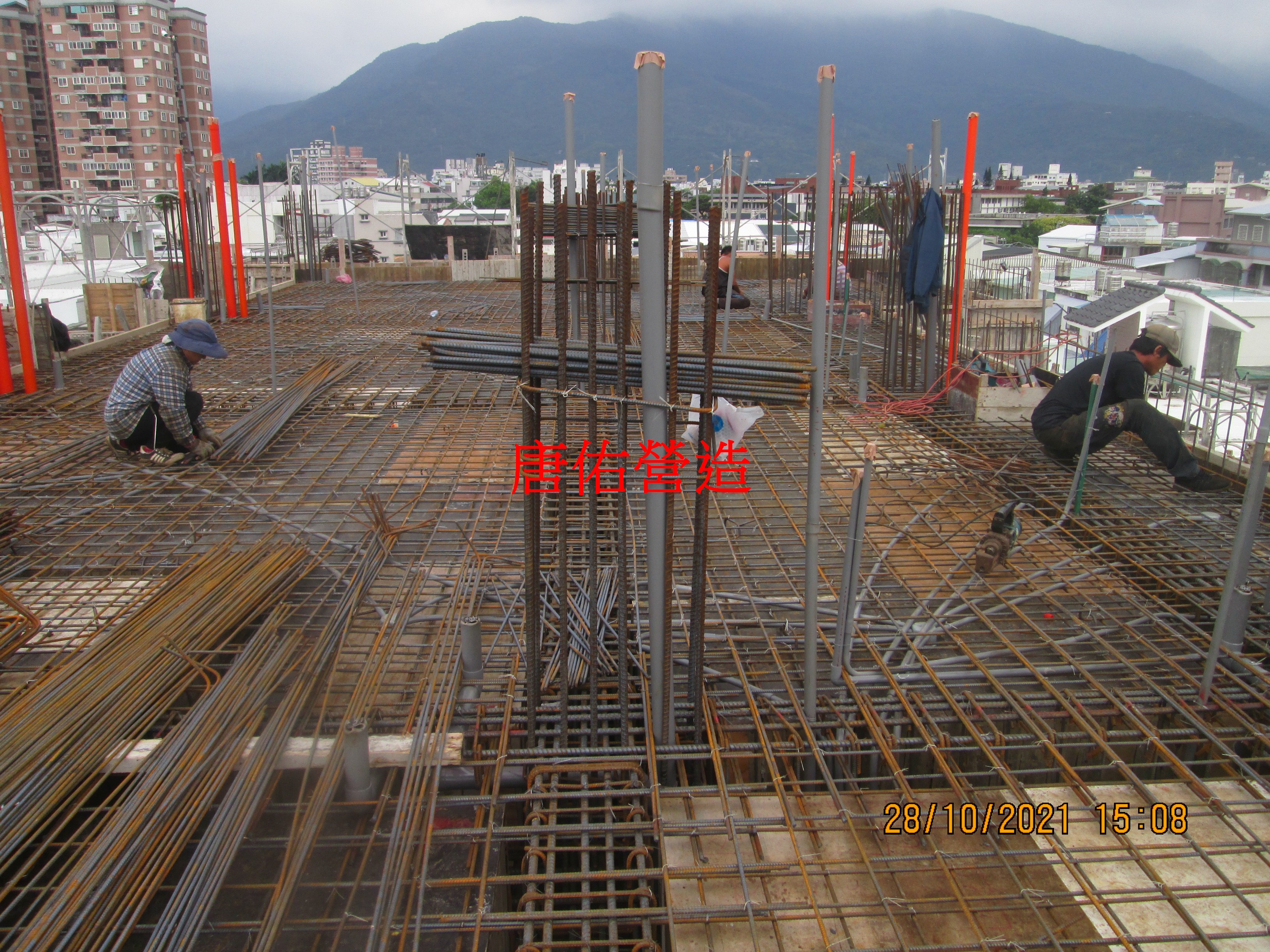 4樓鋼筋綁紮