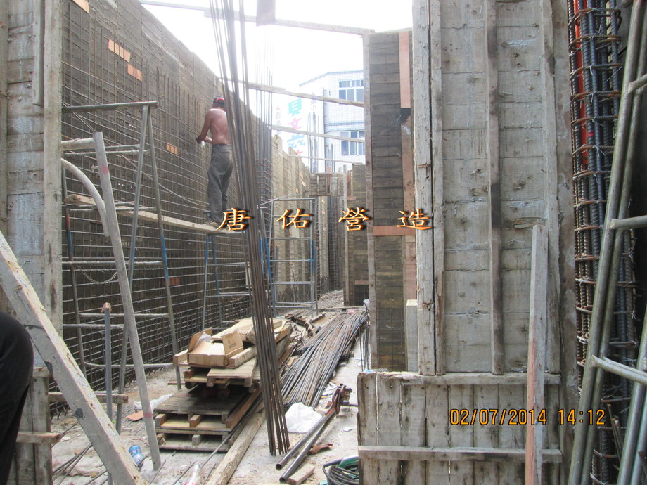 2樓鋼筋綁紮