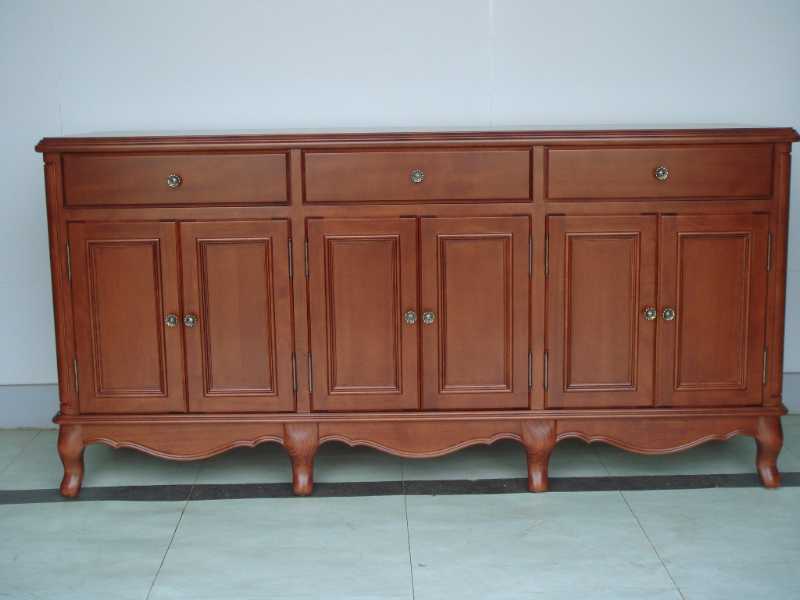 歐式實木高櫃05-003