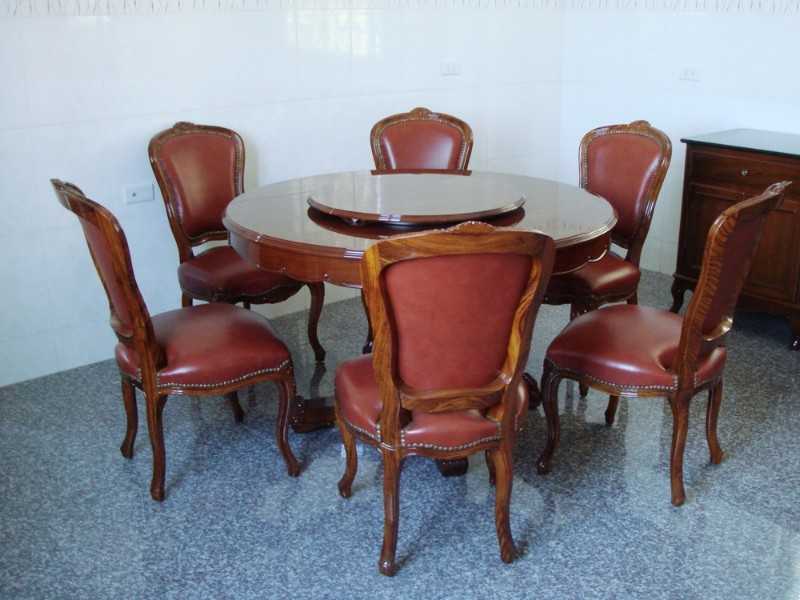 歐式豪華型餐桌椅02-008(1)