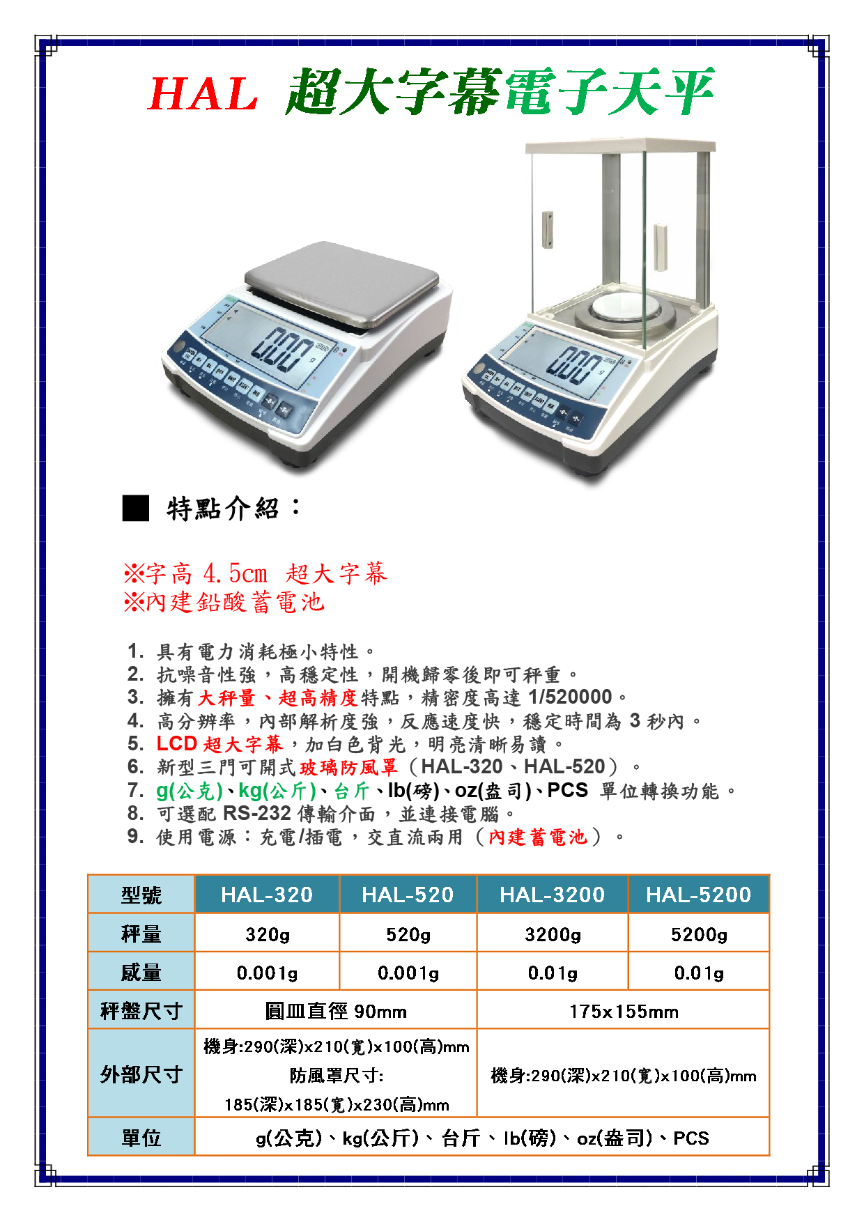 HAL超大字幕電子機密天庭