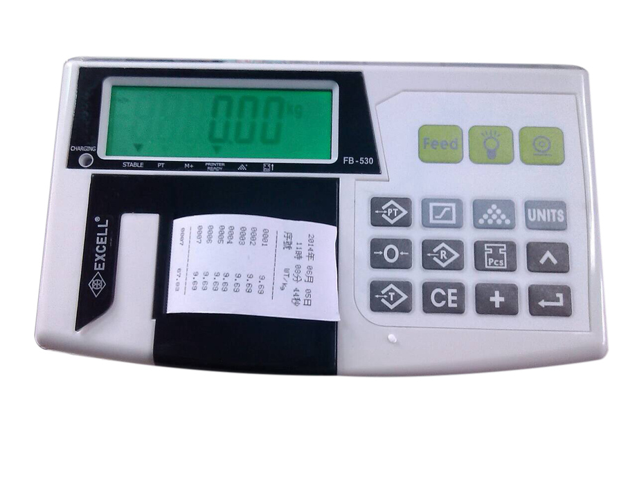 計重印表顯示器