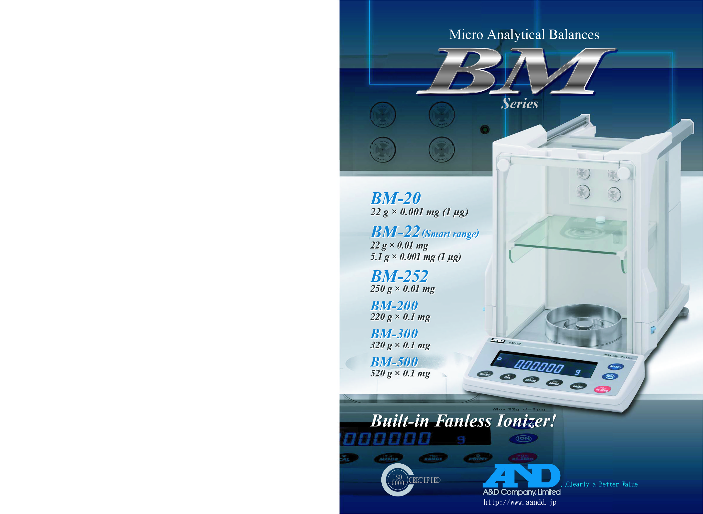 日本A&amp;D進口天平BM系列全段式五位數