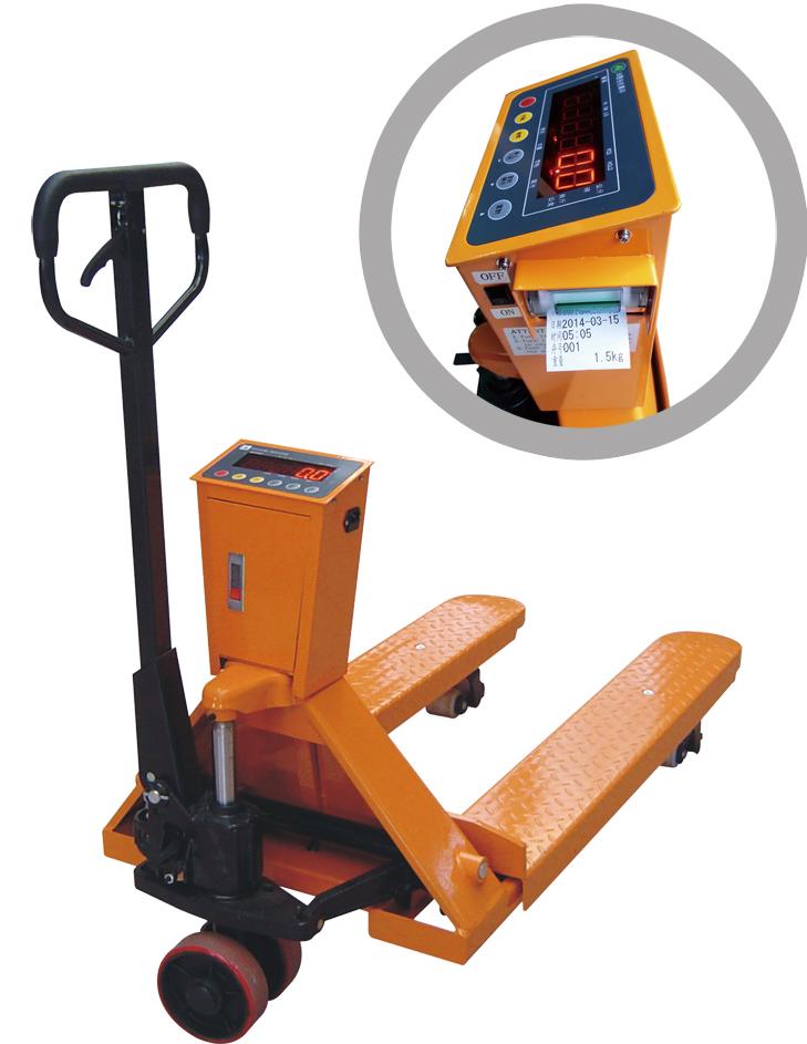 特殊油壓拖板秤含印表機