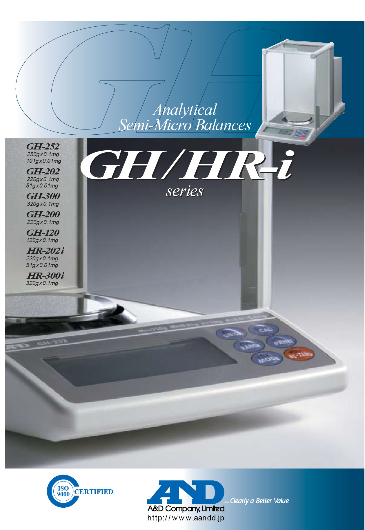日本A&amp;D進口天平GH系列兩段式五位數