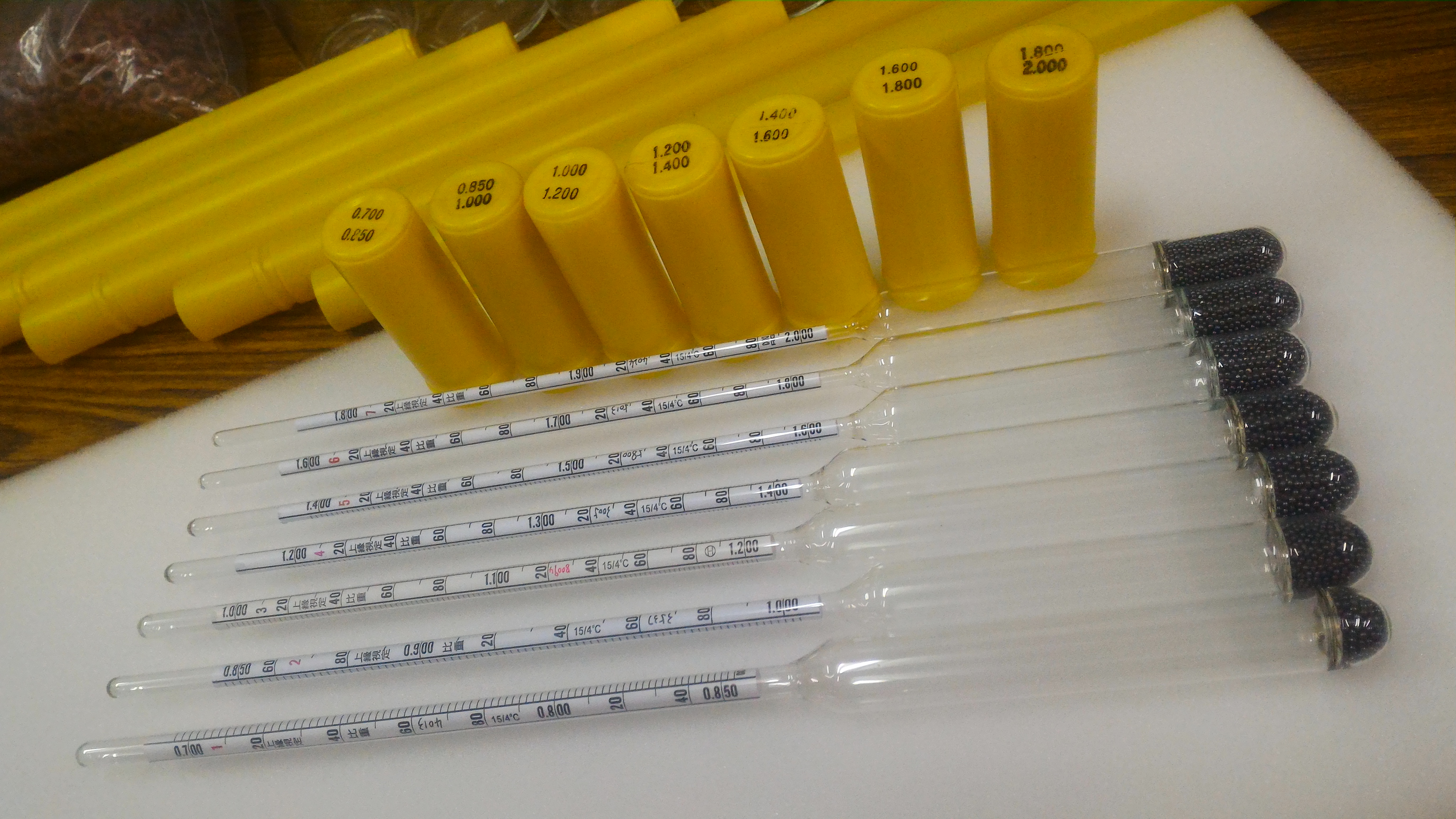 專業型7支組比重計