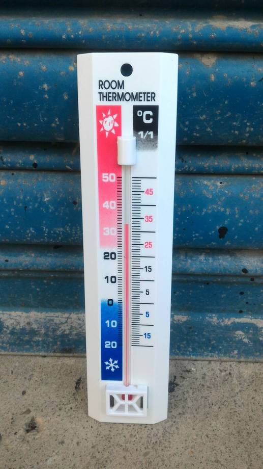 塑膠彩色寒暖計