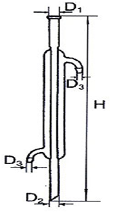 專業型冷凝管(直形)/外管40MM/