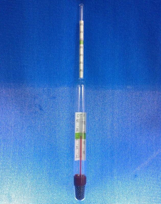 普通型海水比重計附溫