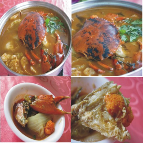 林邊大福樂海鮮餐廳-扁魚白菜蟳