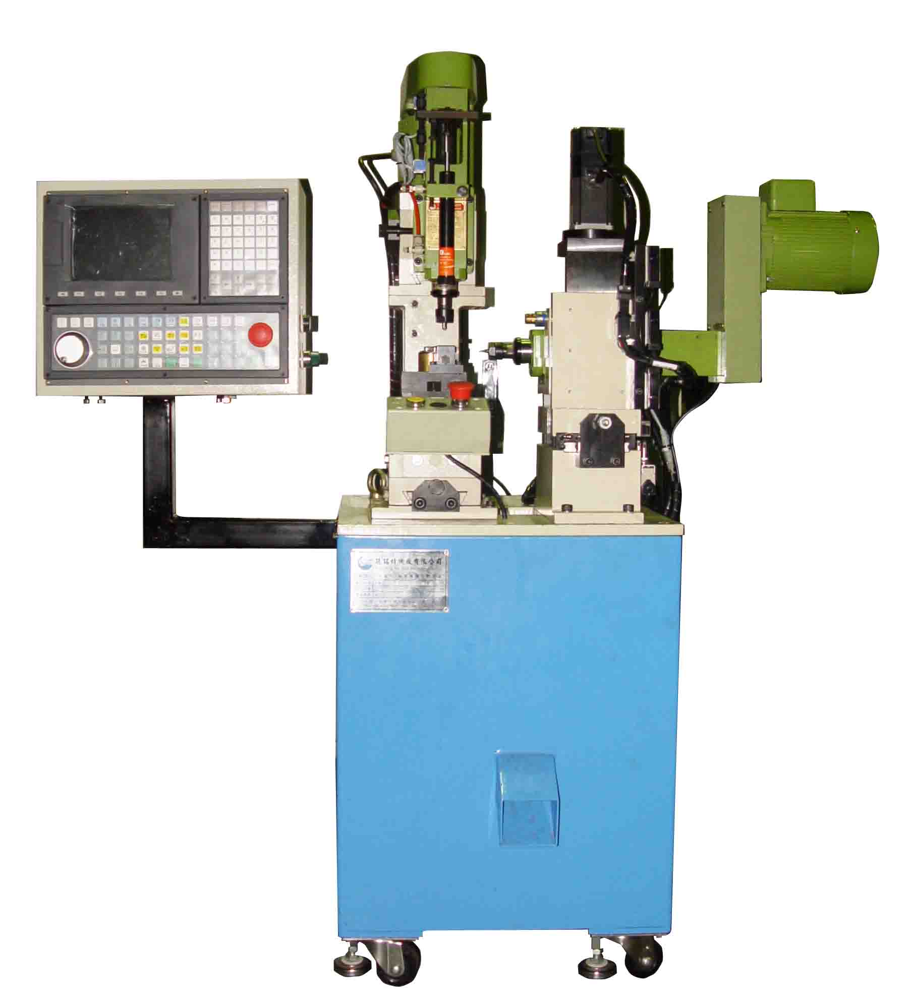 CM-155T鎖匙前端鑽孔及平面凹孔加工機