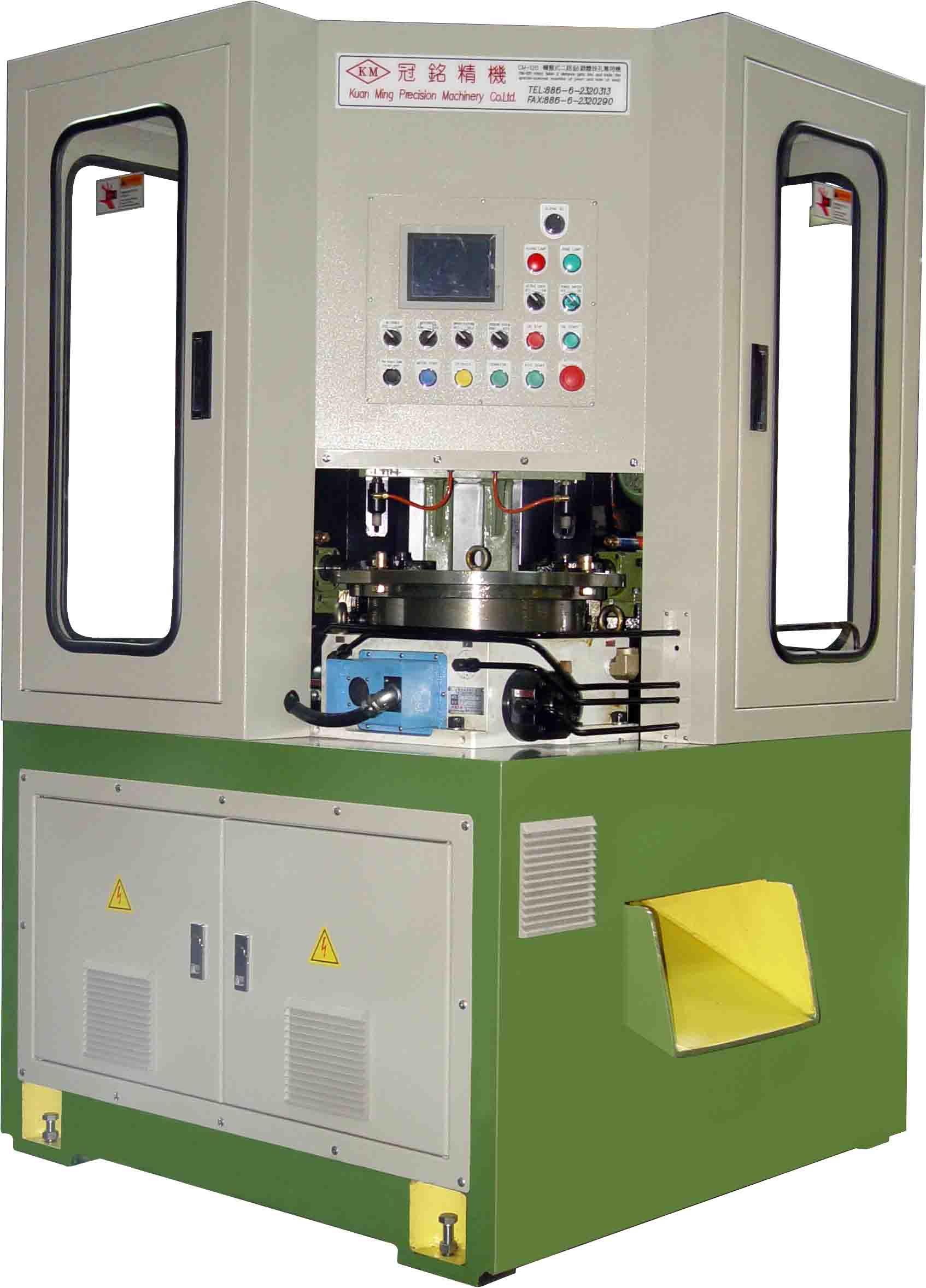 CM-126轉盤式二路鎖體鑽珠孔機