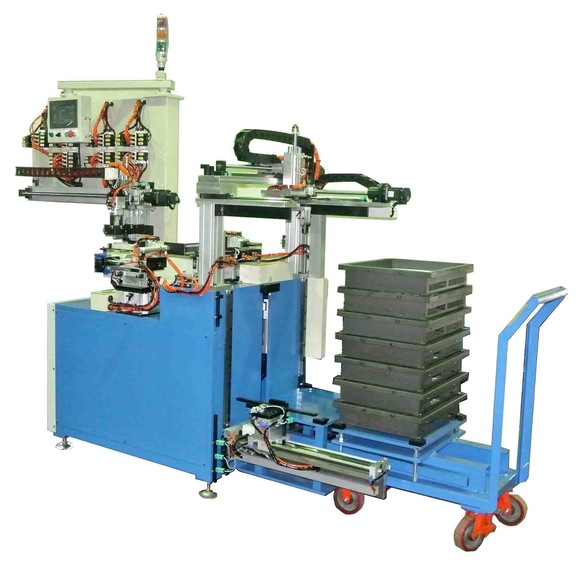 CM-2208A閘閥體閘板閥蓋組裝配機料機