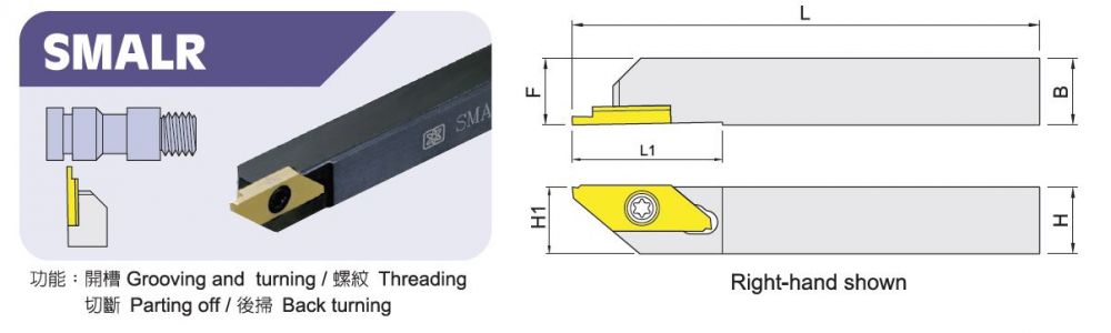 SMALR走心式刀具