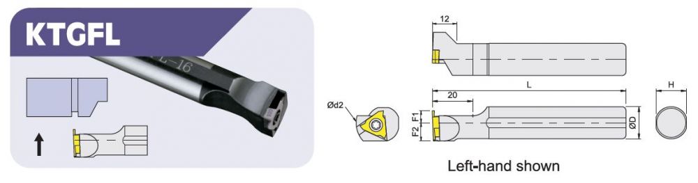 KTGFL外徑切槽刀