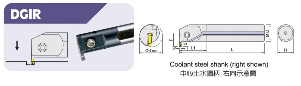 DGIR內徑開槽刀