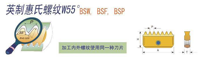 英制惠氏螺紋W55&deg;