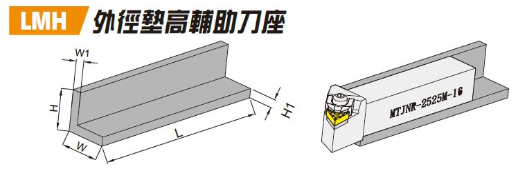 LMH外徑墊高輔助刀座