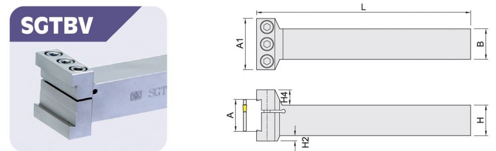SGTBV切斷刀板座