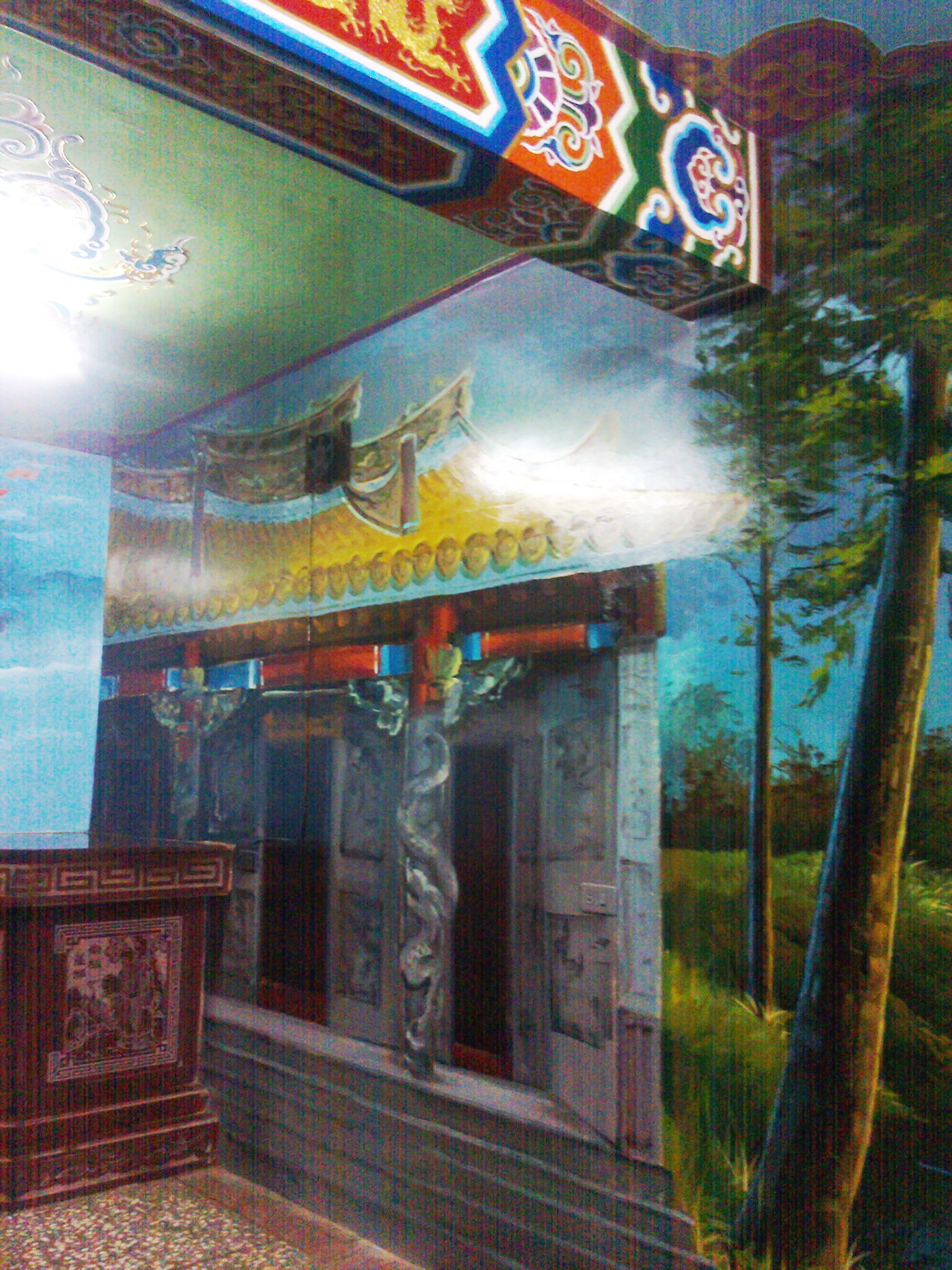 寺廟廟宇設計彩繪牆面