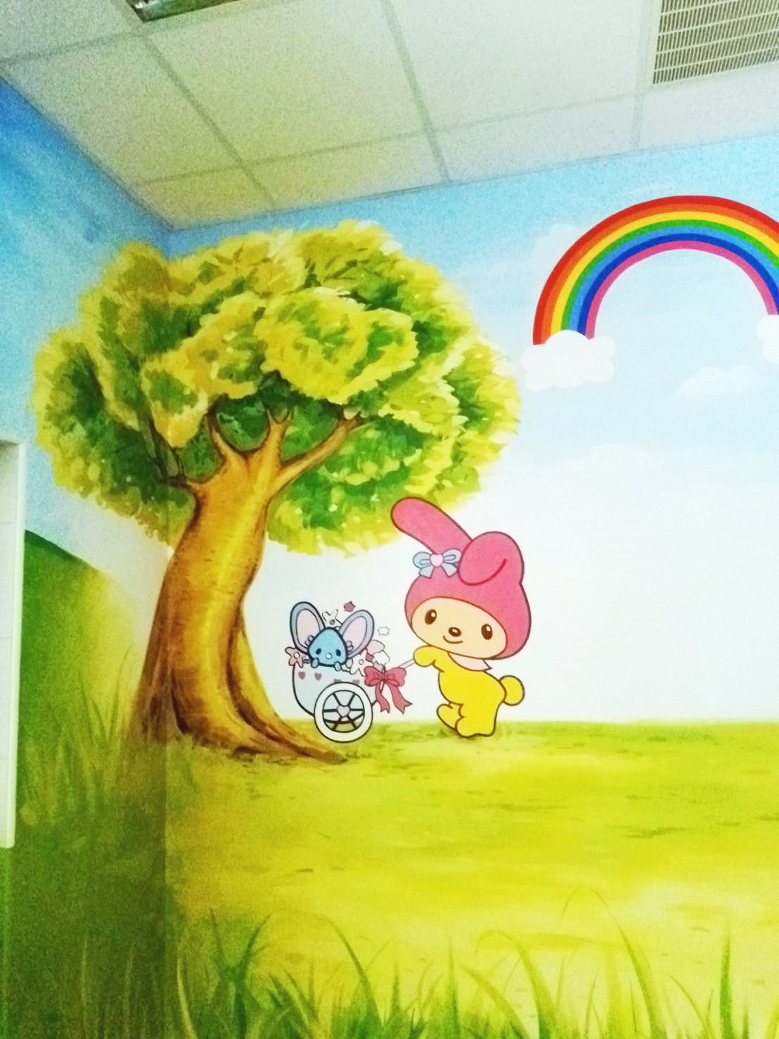 老獅手工室內彩繪