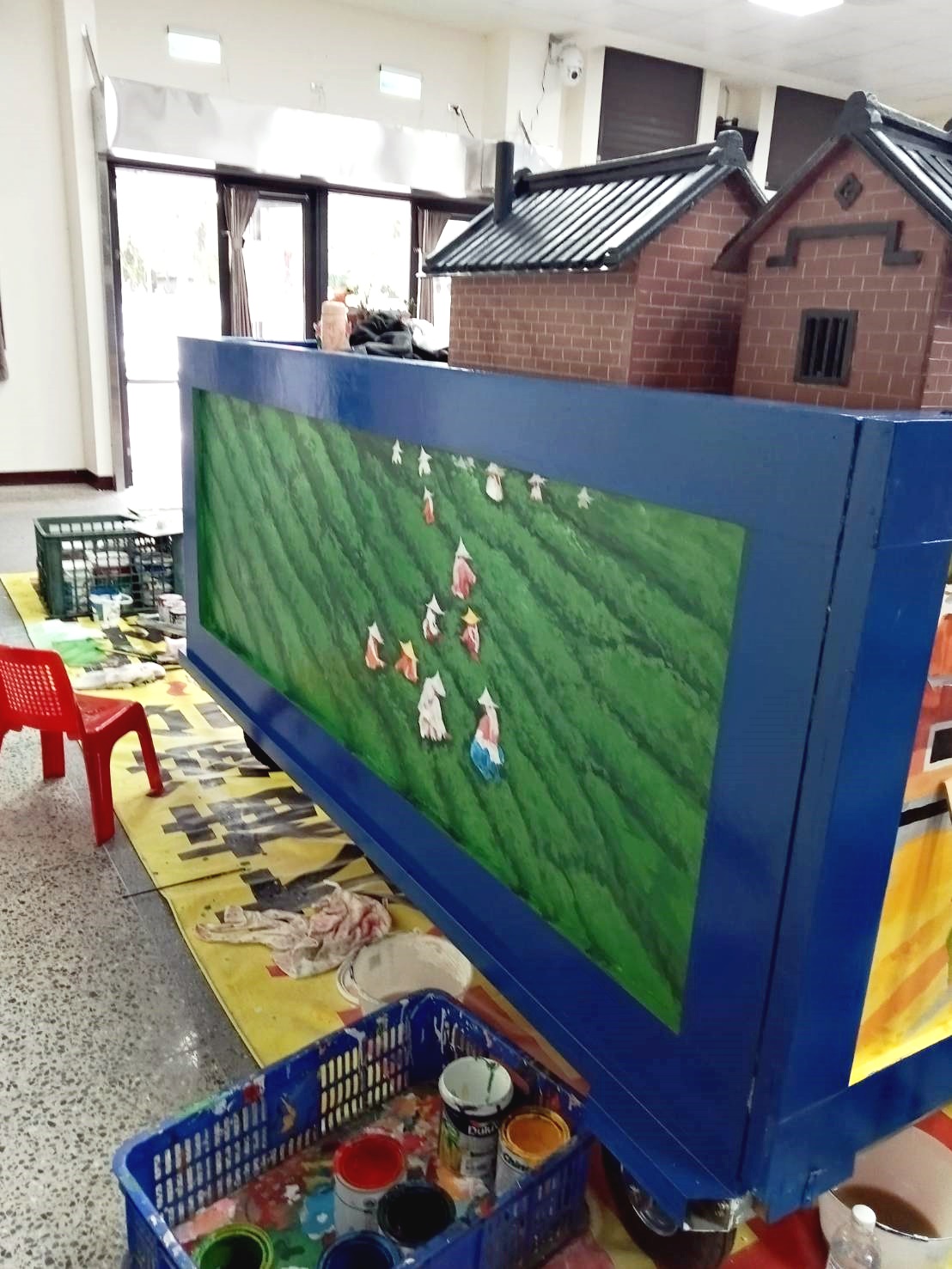 老獅外牆彩繪廣告