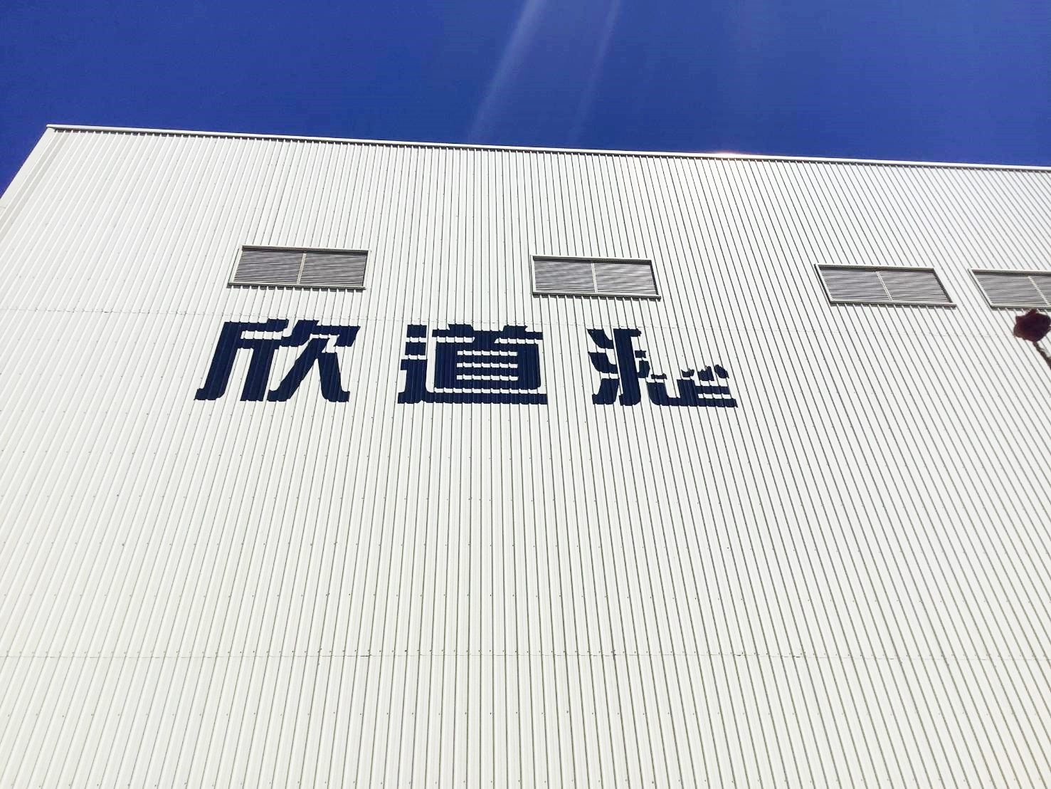 欣道瀝青招牌油漆寫字