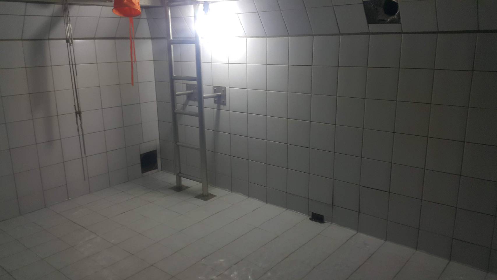 嘉義水池清洗後