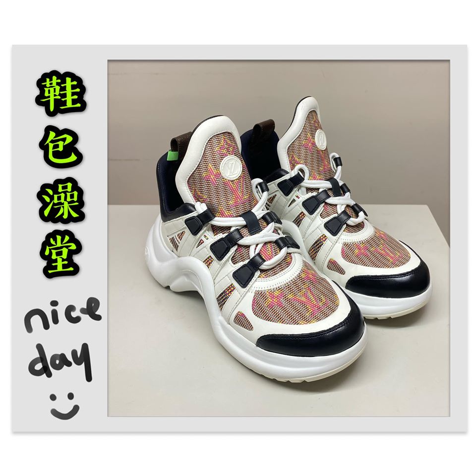 LV精品鞋清潔補色